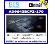 الصين مصنع AD9643BCPZ-170 - AD (Analog Devices) - 14-Bit, 170 MSPS/210 MSPS/250 MSPS, 1.8 V Dual Analog-to-Digital Converter (ADC)