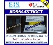 China ADS6443IRGCT - TI (Texas Instruments) - QUAD CHANNEL, 14-BIT, 125/105/80/65 MSPS ADC WITH SERIAL LVDS OUTPUTS factory