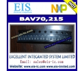 China BAV70,215 - NXP Semiconductors -  DIODE ARRAY 100V 215MA TO236AB fábrica