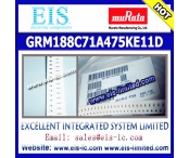 China GRM188C71A475KE11D - MURATA - CHIP MONOLITHIC CERAMIC CAPACITOR fábrica