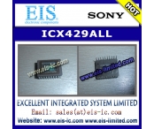 China ICX429ALL - SONY - Diagonal 8mm (Type 1/2) CCD Image Sensor for CCIR B/W Video Cameras fábrica