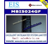MBI5024GF - MBI - 16-bit Constant Current LED Sink Driver