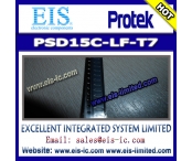 Chine PSD15C-LF-T7 - PROTEK - STANDARD CAPACITANCE TVS ARRAY usine