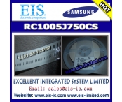 중국 RC1005J750CS - SAMSUNG - THICK-FILM CHIP RESISTOR 공장